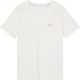 Calvin klein T-shirt MICRO MONOLOGO SLIM V-NECK TEE (1-delig)