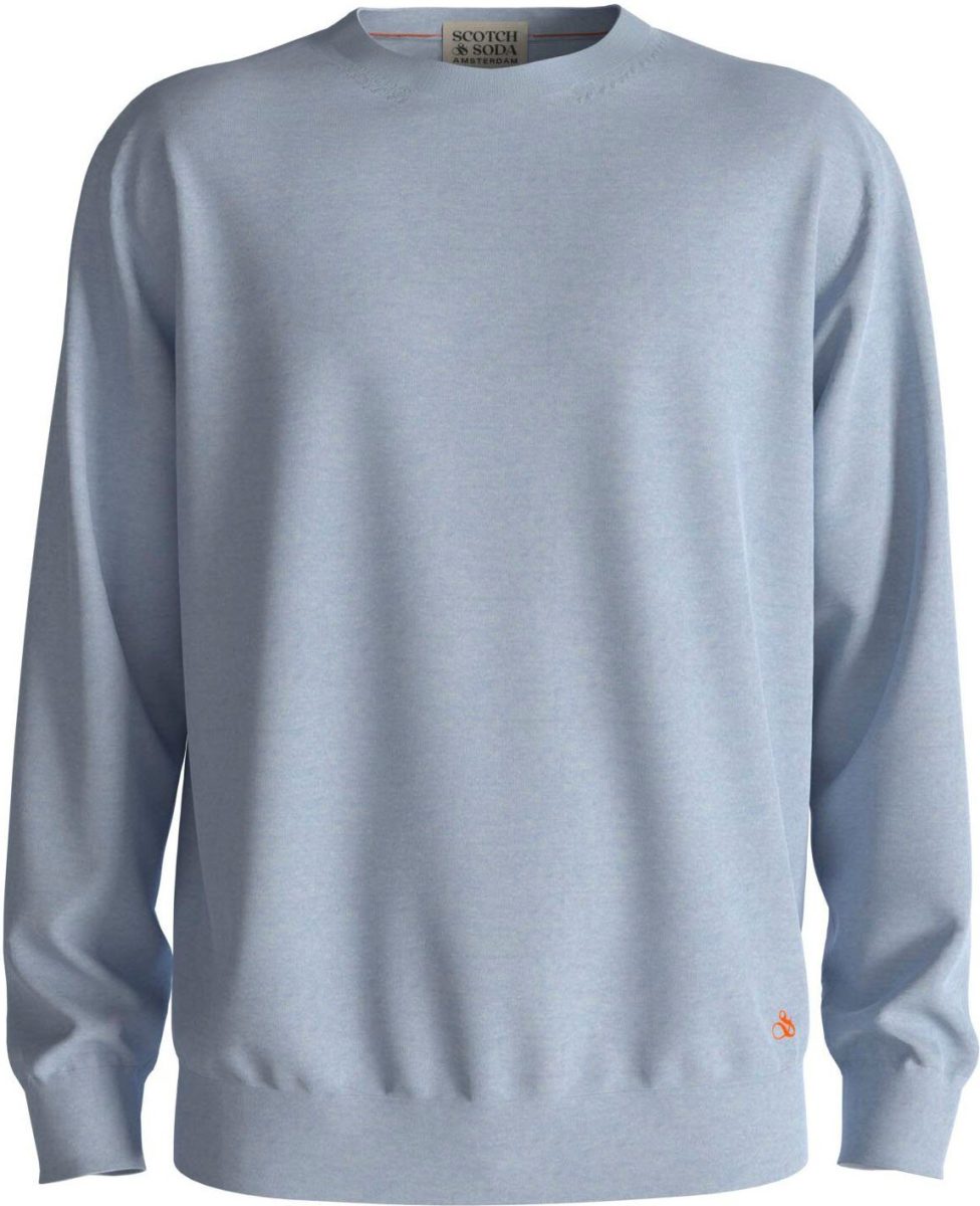 Scotch & Soda Trui met ronde hals Essentials - Merino wool crewneck pullover