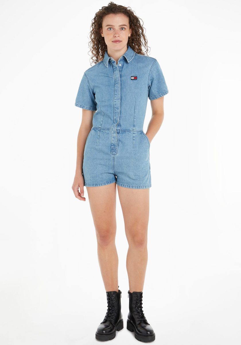 Tommy Jeans Korte jumpsuit TJW BADGE DENIM PLAYSUIT