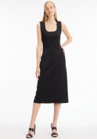 Calvin klein Midi-jurk TECHNICAL KNIT MIDI DRESS