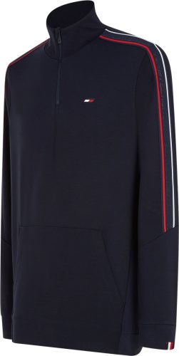 Tommy Sport Lang sweatshirt TEXTURED TAPE 1/4 ZIP