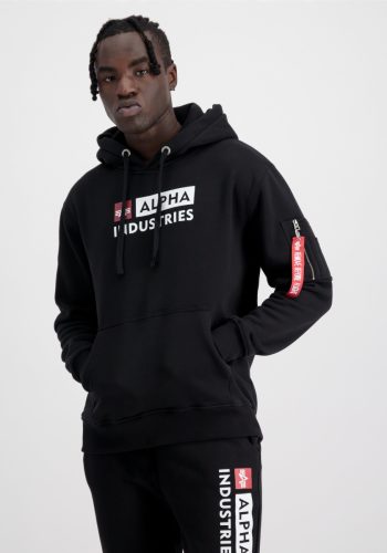 Alpha Industries Hoodie Alpha Industries Men - Sweats Alpha Block-Logo Hoody