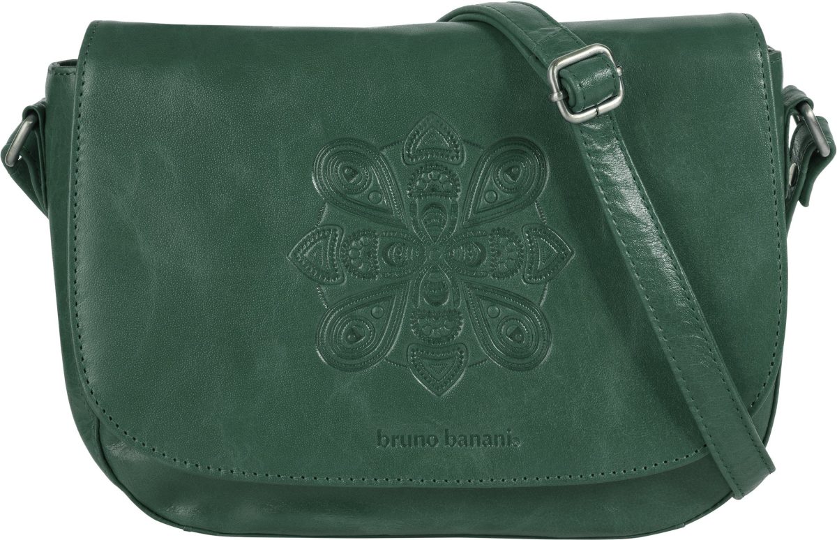 Bruno Banani Schoudertas Mandala echt leder