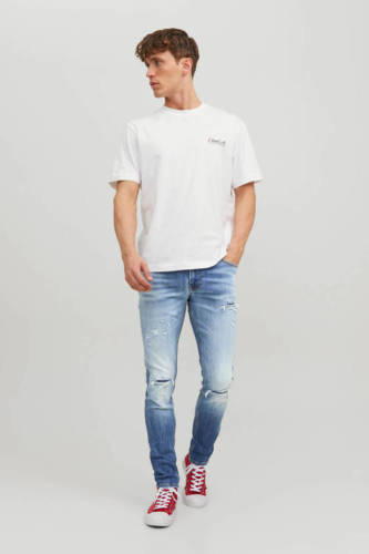 Jack & Jones JEANS INTELLIGENCE skinny jeans JJILIAM blauw