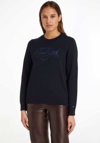 Tommy hilfiger Gebreide trui GRAPHIC C-NK SWEATER