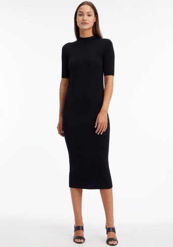 Calvin klein Tricotjurk EXTRA FINE WOOL SWTR DRESS