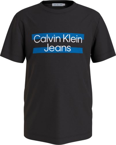 CALVIN KLEIN JEANS T-shirt met biologisch katoen zwart
