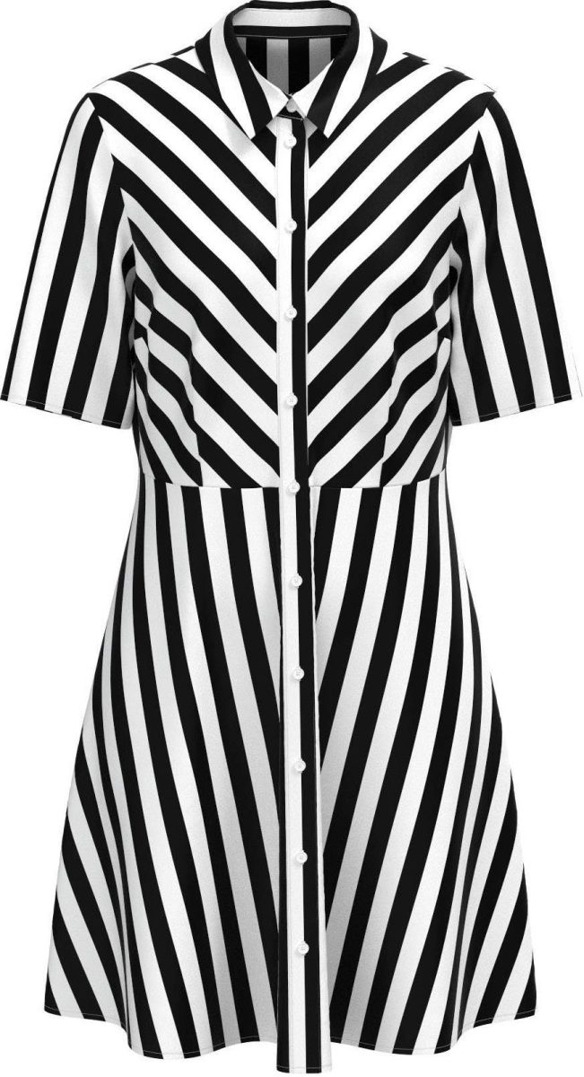 Y.A.S Jurk met overhemdkraag YASSAVANNA 2/4 SHIRT DRESS S. NOOS