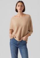 VERO MODA Trui met 3/4-mouwen VMNORA 3/4 BOATNECK BLOUSE NOOS