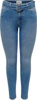 Only Skinny fit jeans ONLWAUW MID WAIST SKINNY BELT DNM GUA