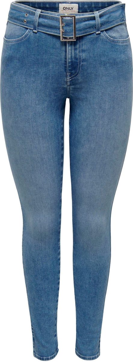 Only Skinny fit jeans ONLWAUW MID WAIST SKINNY BELT DNM GUA