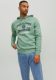 Jack & Jones ESSENTIALS hoodie met logo granite green