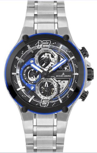 Jacques Lemans Chronograaf Manchester, 1-2150D