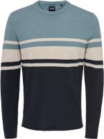 ONLY & SONS Trui met ronde hals OS CER/MEDIUM GREY MEL.