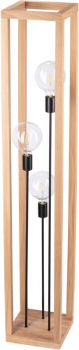 SPOT Light Staande lamp Kago staande lamp 3xE27 60 W - KAGO Natuurproduct van eikenhout, duurzaam met FSC®-certificaat, bijpassende LM E27, Made in EU