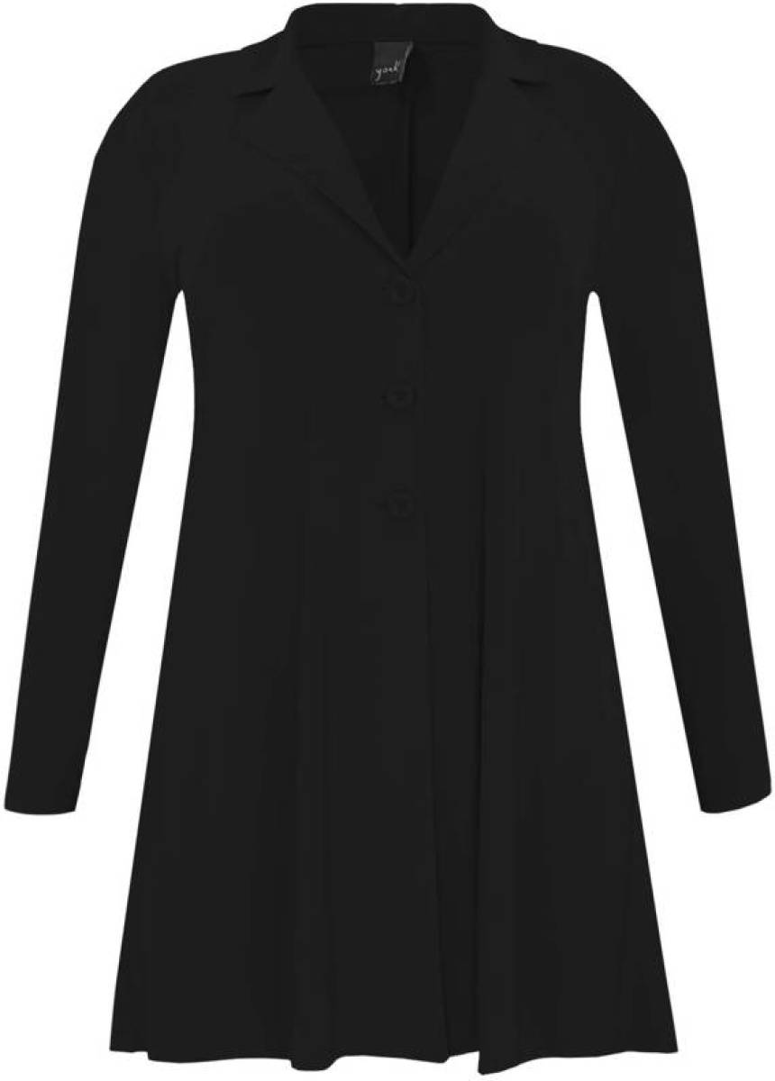 Yoek blazer zwart