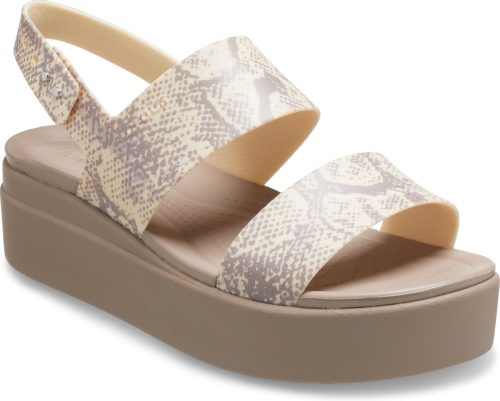 Crocs Sleehaksandaaltjes Brooklyn Snake Low Wedge