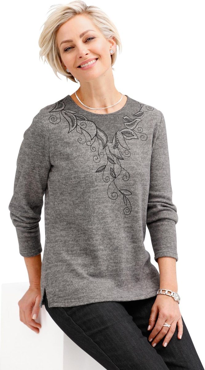 Classic Basics Shirt met lange mouwen Wintershirt (1-delig)