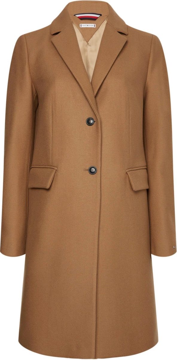 Tommy Hilfiger Curve Wollen jas CRV WOOL BLEND CLASSIC COAT