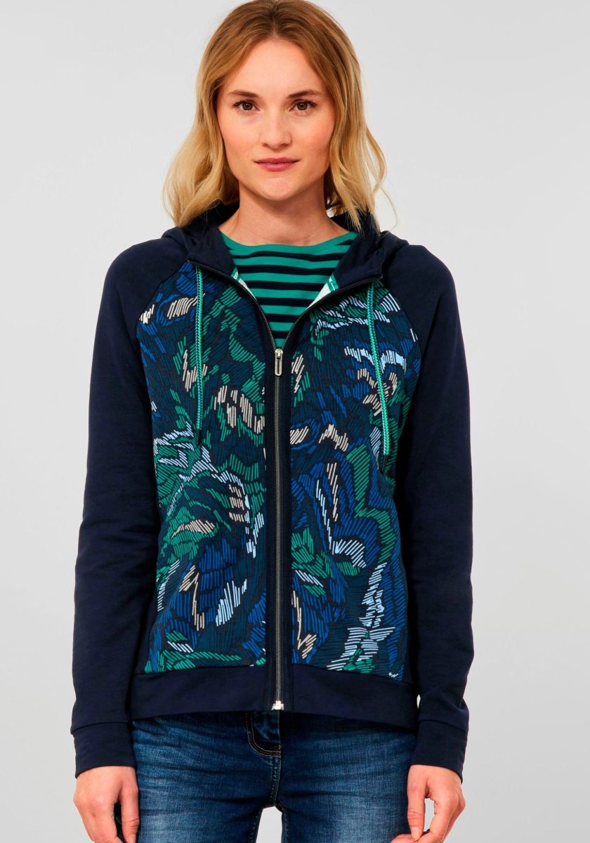 CECIL Shirtjasje Solid Print Mix Jacket