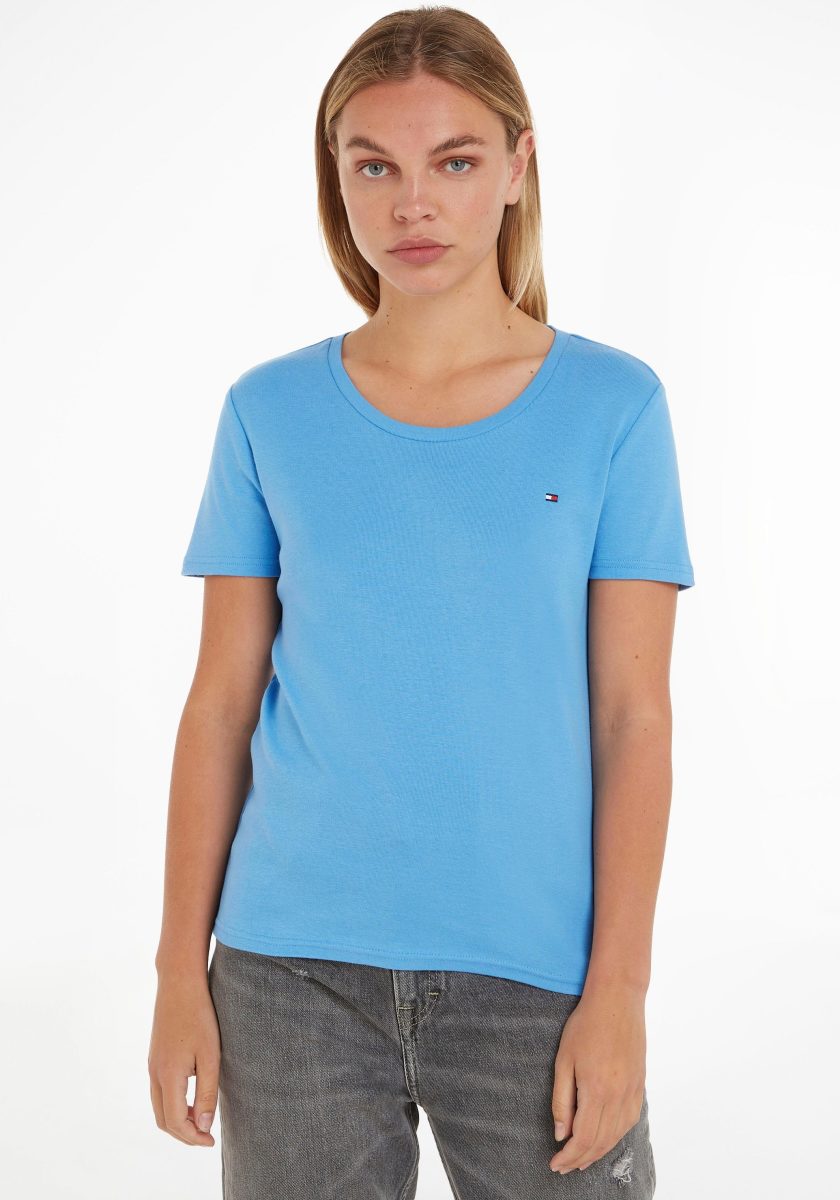 Tommy hilfiger T-shirt SLIM CODY RIB C-NK SS