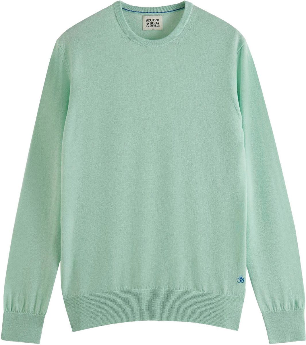 Scotch & Soda Trui met ronde hals Essentials - Merino wool crewneck pullover