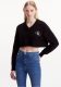 Calvin klein Gebreide trui CROPPED V-NECK SWEATER