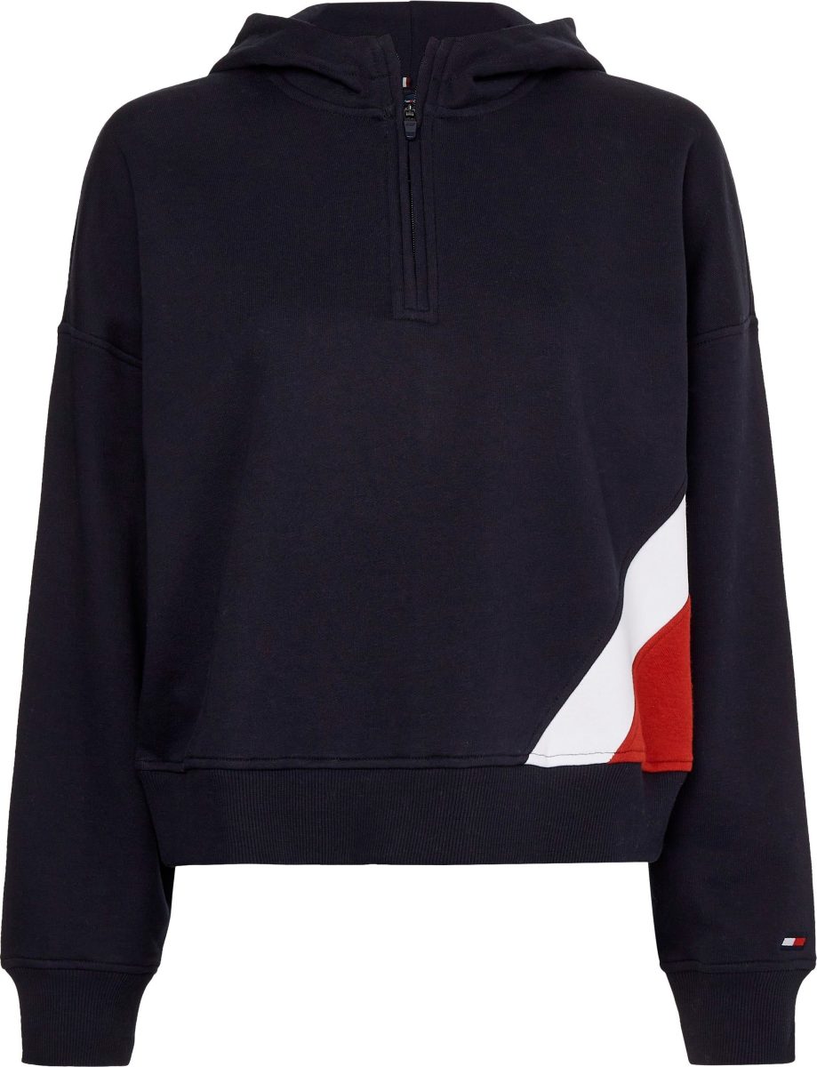 Tommy Sport Sweatshirt RELAXED RWB HALF ZIP HWK