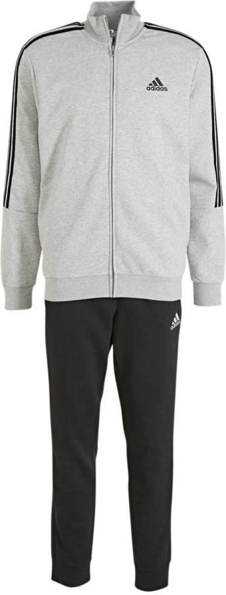 adidas Performance trainingspak grijs melange/zwart/wit