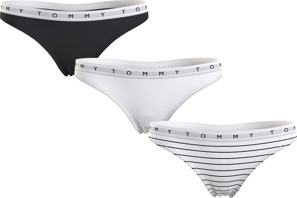 Tommy Hilfiger Underwear String 3P THONG PRINT (set, 3 stuks, Set van 3)