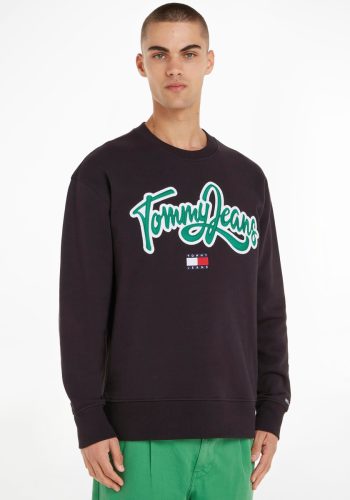 Tommy Jeans Sweatshirt TJM RLX COLLEGE POP TEXT CREW