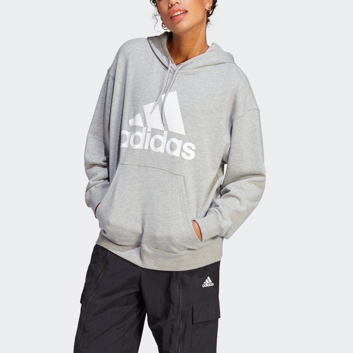 adidas Sportswear Sweatshirt ESSENTIALS BIG LOGO OVERSIZED FRENCH TERRY HOODIE