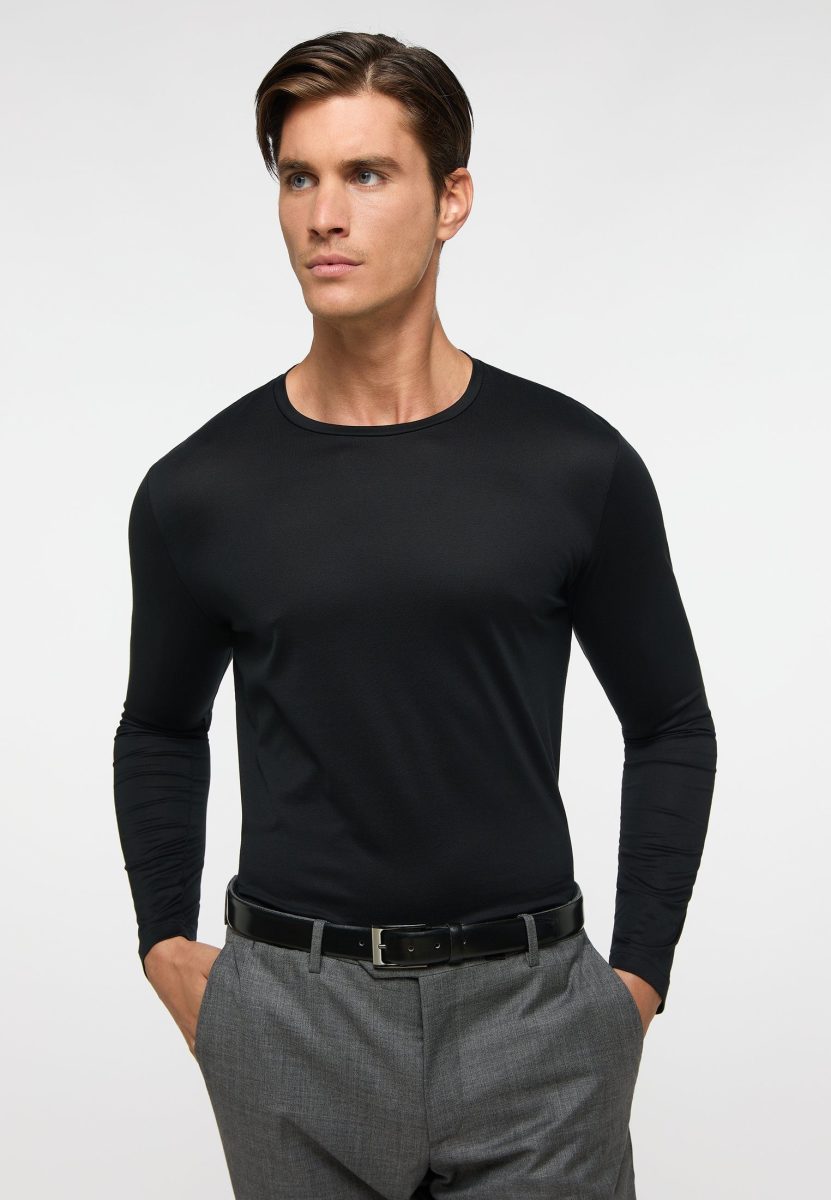 Eterna Shirt met lange mouwen