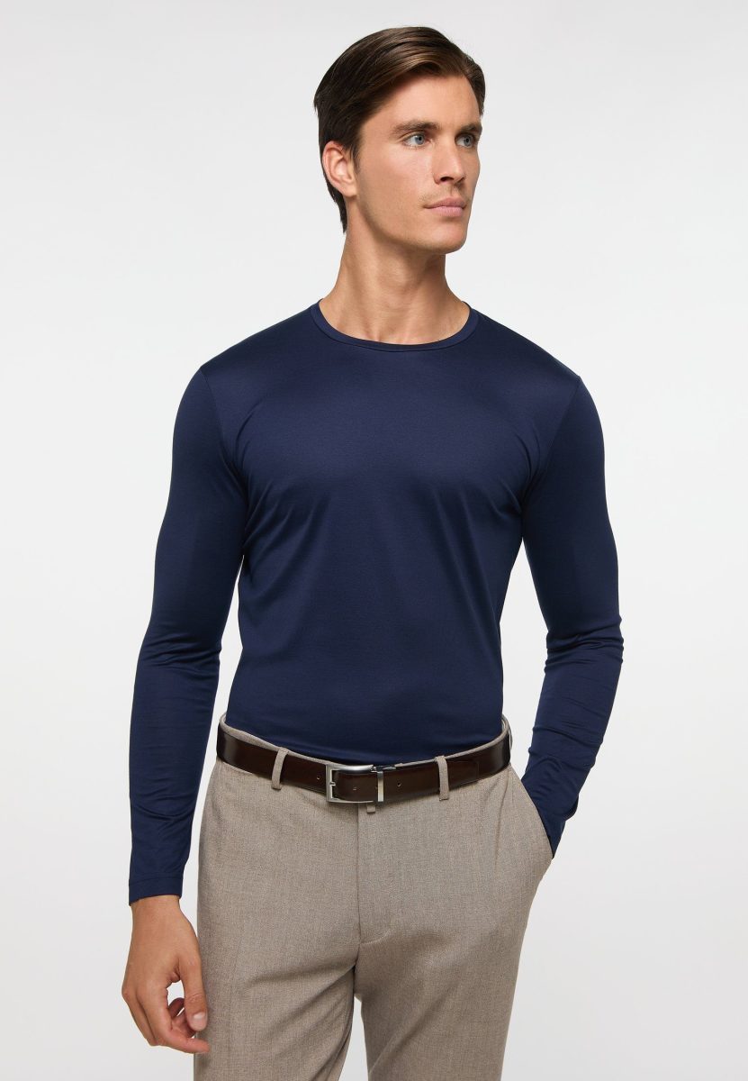 Eterna Shirt met lange mouwen