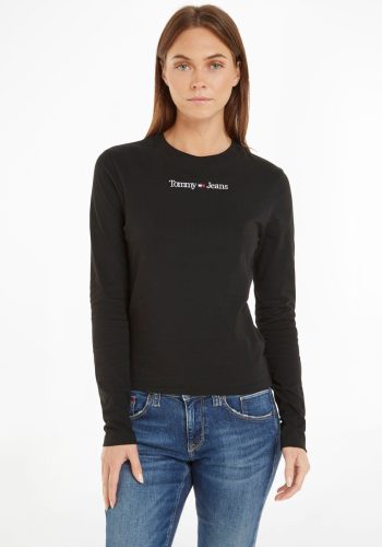 Tommy Jeans Shirt met lange mouwen TJW BABY SERIF LINEAR LS