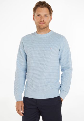 Tommy hilfiger Gebreide trui SPRING GRID STRUCTURED CREW NECK