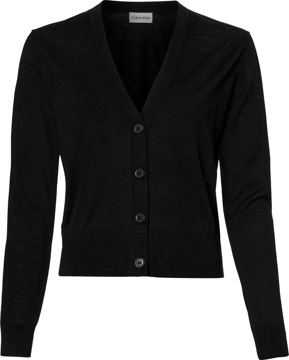 Calvin Klein Curve Cardigan INCLU EXTRA FINE WOOL CARDIGAN