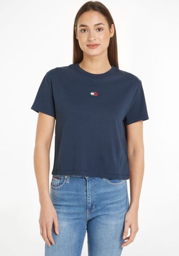 Tommy Jeans T-shirt TJW CLS XS BADGE TEE met geborduurd logo