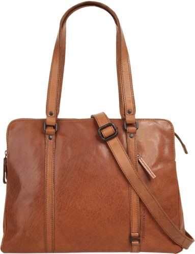 Spikes & Sparrow Shopper LAPTOP SHOULDERBAG echt leder