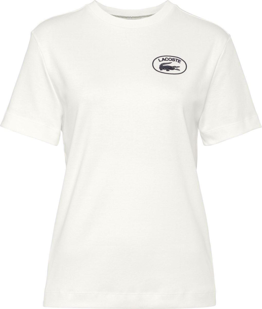 Lacoste T-shirt Dames Lacoste T-shirt van biokatoen (1-delig)