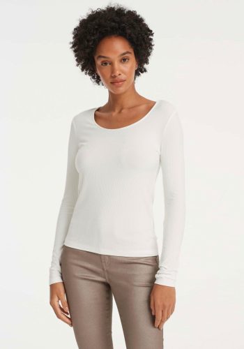 OPUS Shirt met lange mouwen Suzansa