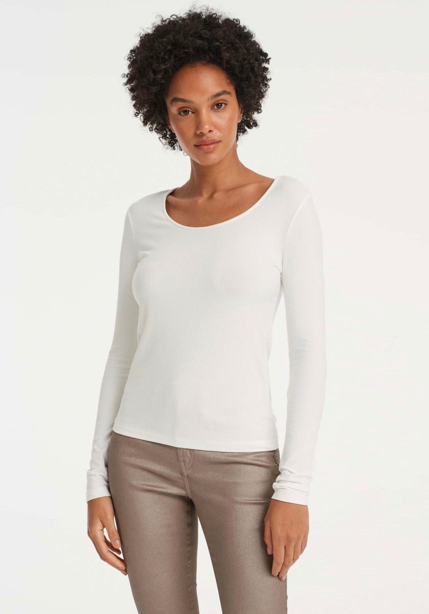 OPUS Shirt met lange mouwen Suzansa
