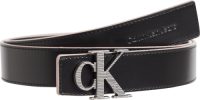 Calvin klein Leren riem MONO HARDWARE LE