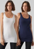VERO MODA Tanktop VMMAXI MY SOFT LONG TANK TOP 2-PACK (set, 2-delig)
