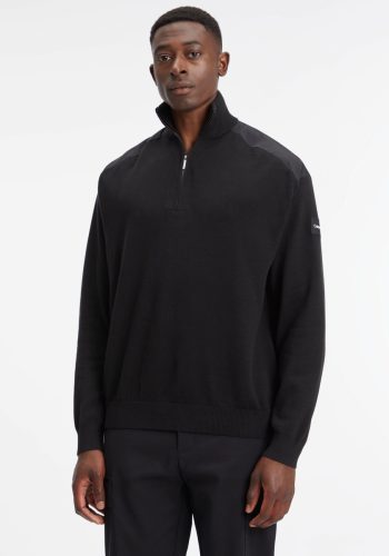 Calvin klein Schipperstrui MIX MEDIA QUARTER ZIP SWEATER