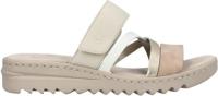 Rieker Slipper Dames Beige/Taupe/Goud