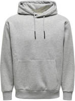 ONLY & SONS hoodie grijs melange