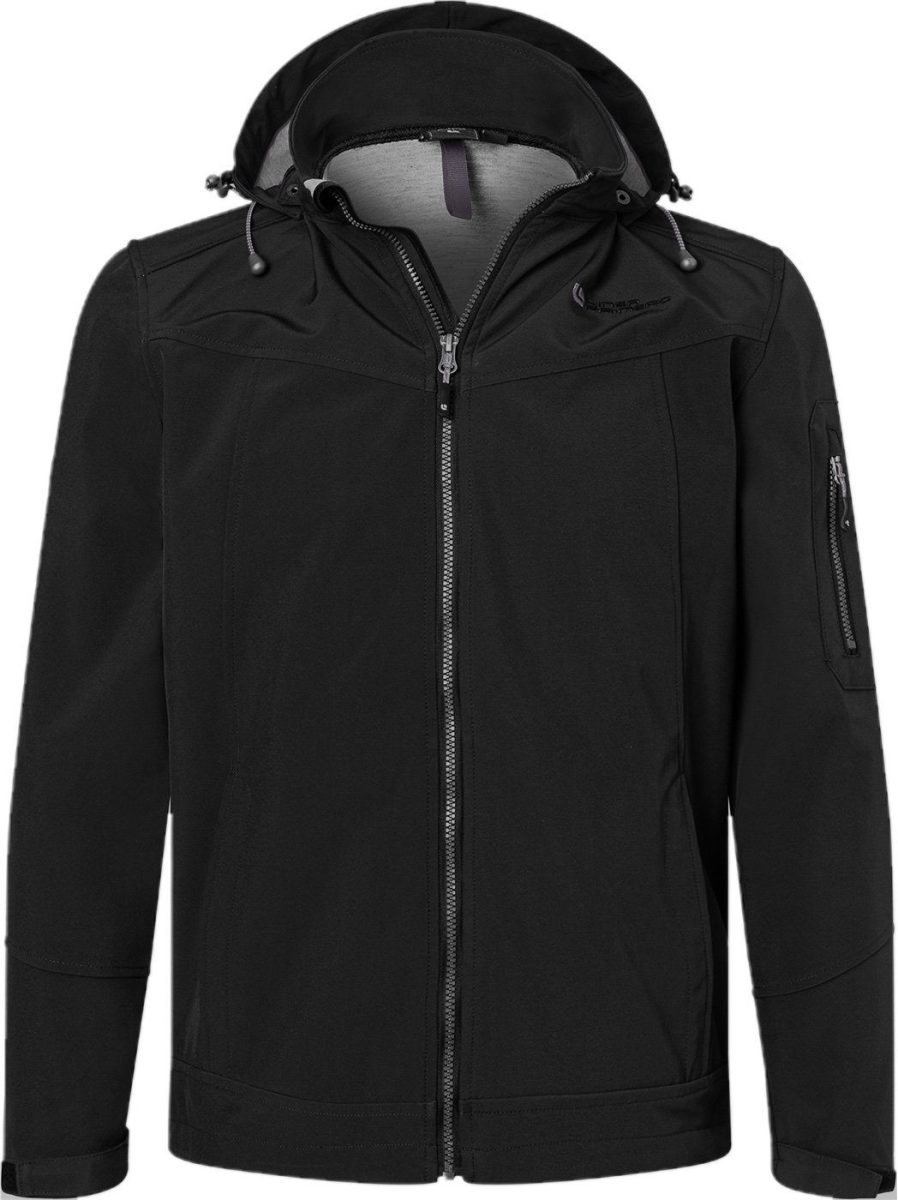 DEPROC Active Softshell-jack DEXTER PEAK MEN met afneembare capuchon