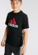 adidas Sportswear T-shirt met logo zwart/rood/wit