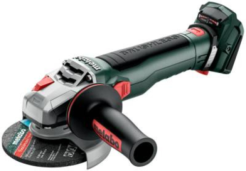 Metabo Accu-haakse slijper | 115 mm | WVB 18 LT BL 11-115 quick | 18V | met rem, toerentalregelaar, snelspanmoer, draaibare accu-pack